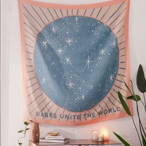 Urban outfitters babes unite the world tapestry